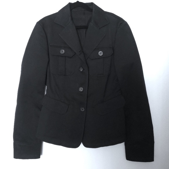 Authentic Vintage  Gucci Black Unlined Button Down Jacket.   Size 40.  NWT - Picture 11 of 12